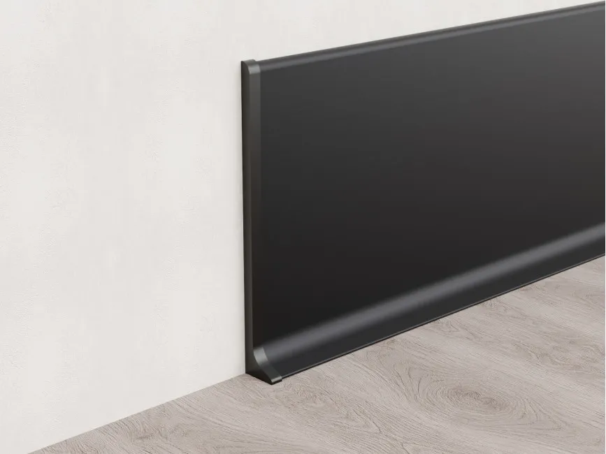 Left End Cap for Skirting ASP-100, Black