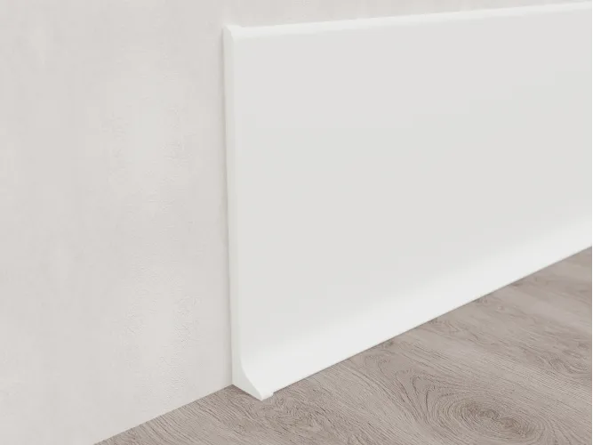 Left End Cap for Skirting ASP-100, White