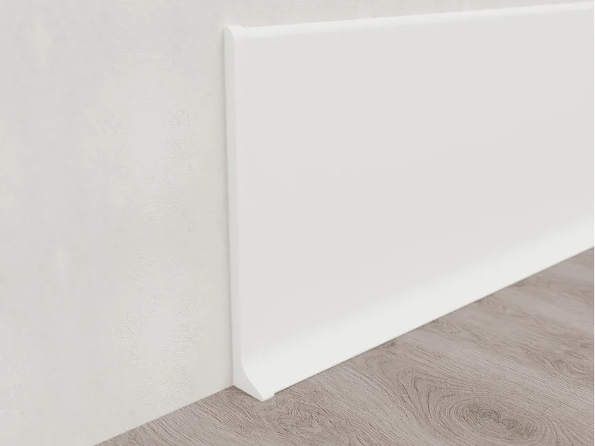 Left End Cap for Skirting ASP-100, White