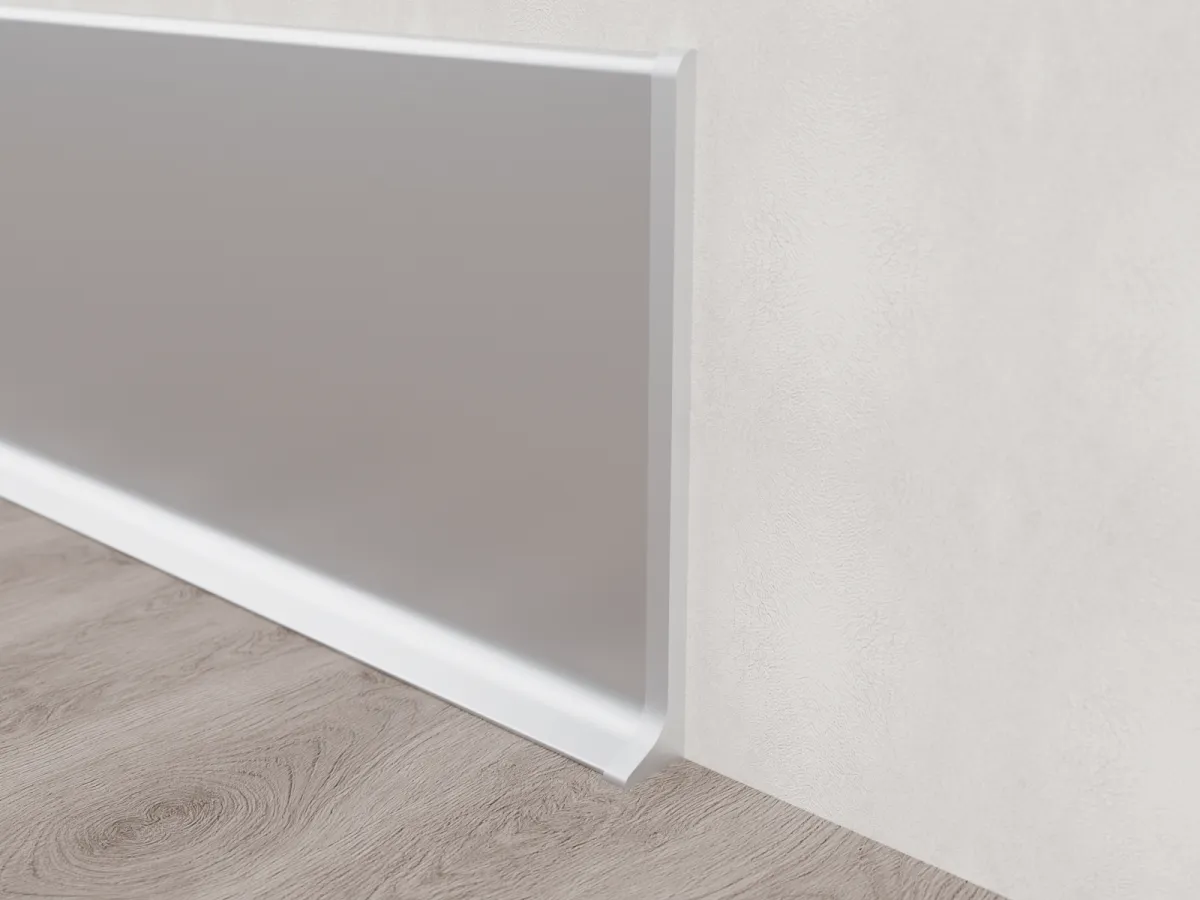 Right End Cap for Skirting ASP-100, Silver