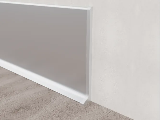 Right End Cap for Skirting ASP-100, Silver