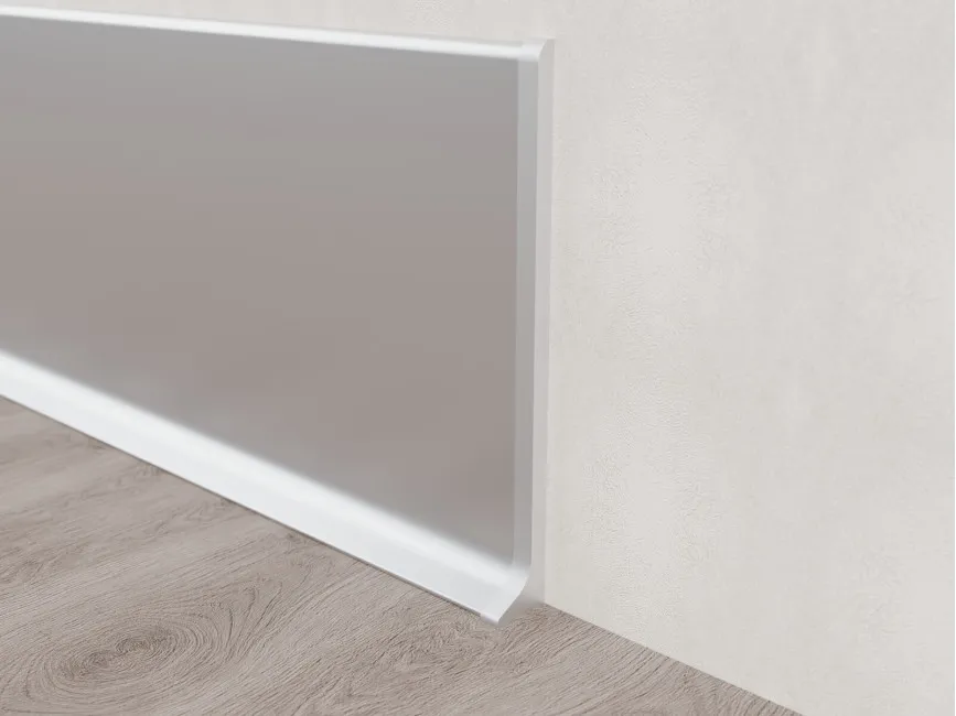 Right End Cap for Skirting ASP-100, Silver