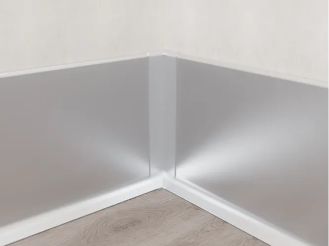 Internal Corner for Skirting ASP-100, Silver