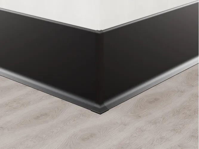 External Corner for Skirting ASP-100, Black