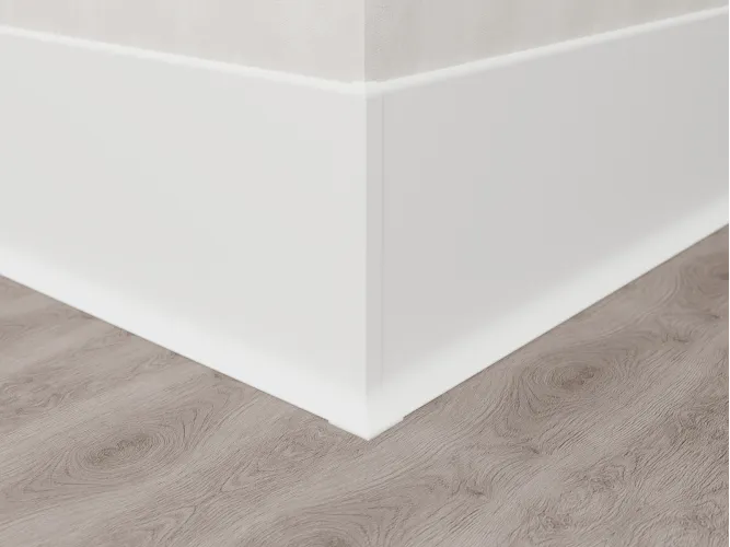 External Corner for Skirting ASP-100, White