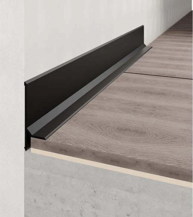 Surface-Mounted Skirting "Strila" ASP-36, Black