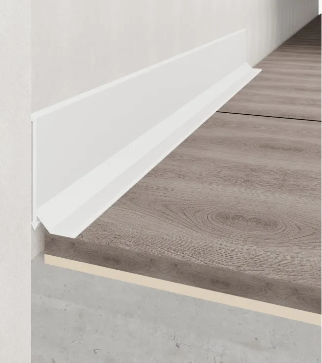 Surface-Mounted Skirting "Strila" ASP-38, White