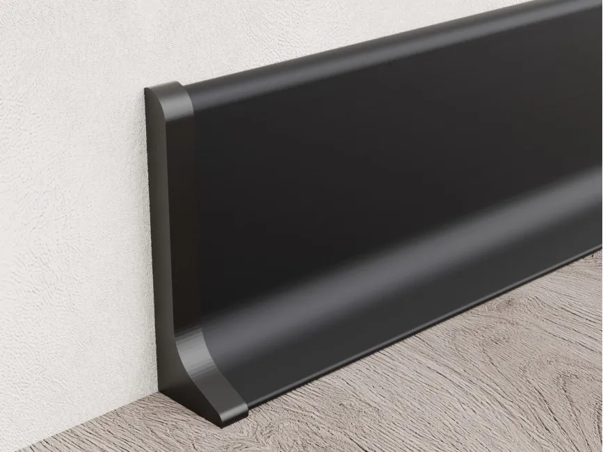 Left End Cap for Skirting ASP-40, Black