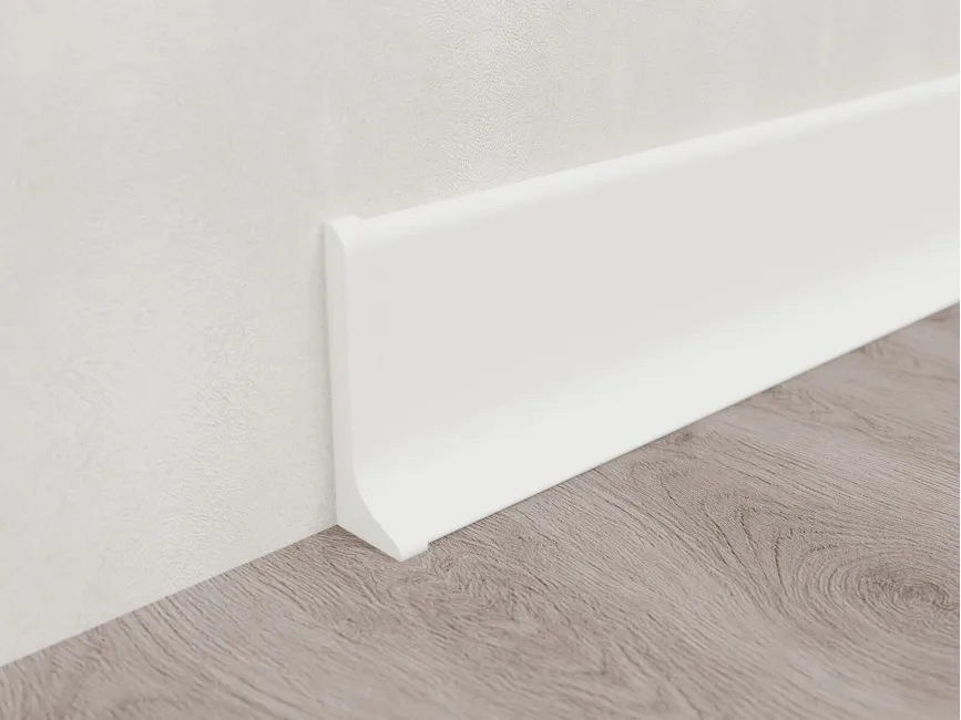 Left End Cap for Skirting ASP-40, White
