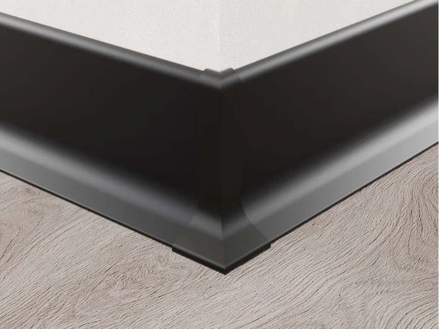 External Corner for Skirting ASP-40, Black