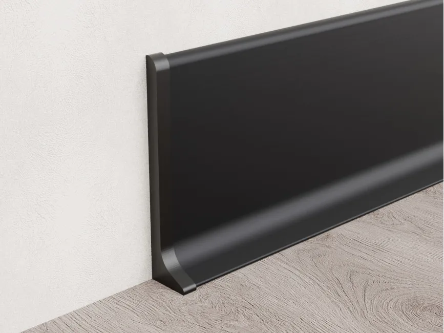 Left End Cap for Skirting ASP-60, Black