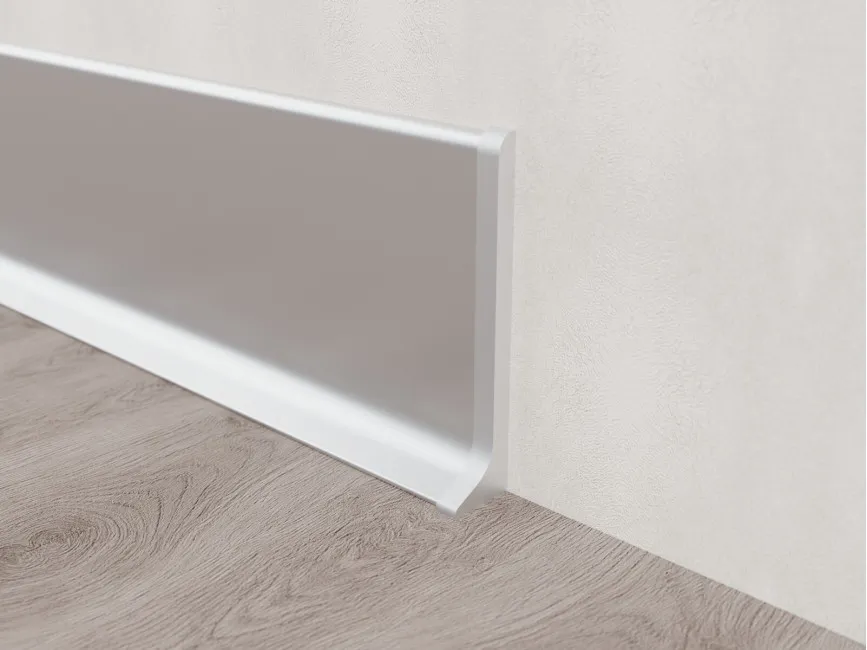 Right End Cap for Skirting ASP-60, Silver