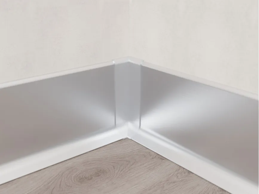 Internal Corner for Skirting ASP-60, Silver