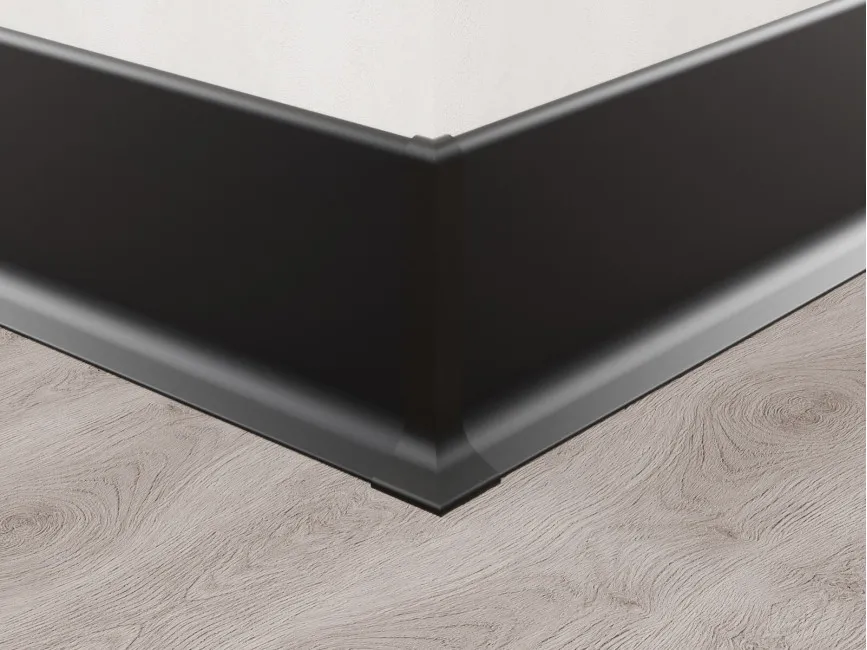 External Corner for Skirting ASP-60, Black