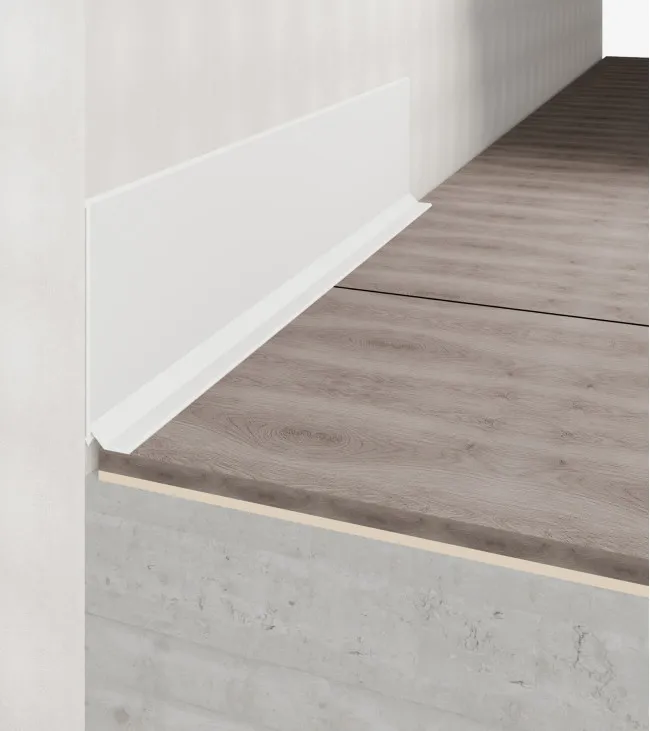 Surface-Mounted Skirting "Strila" ASP-78, White