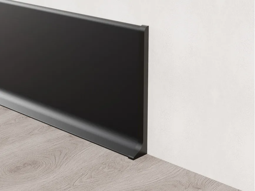 Right End Cap for Skirting ASP-80, Black