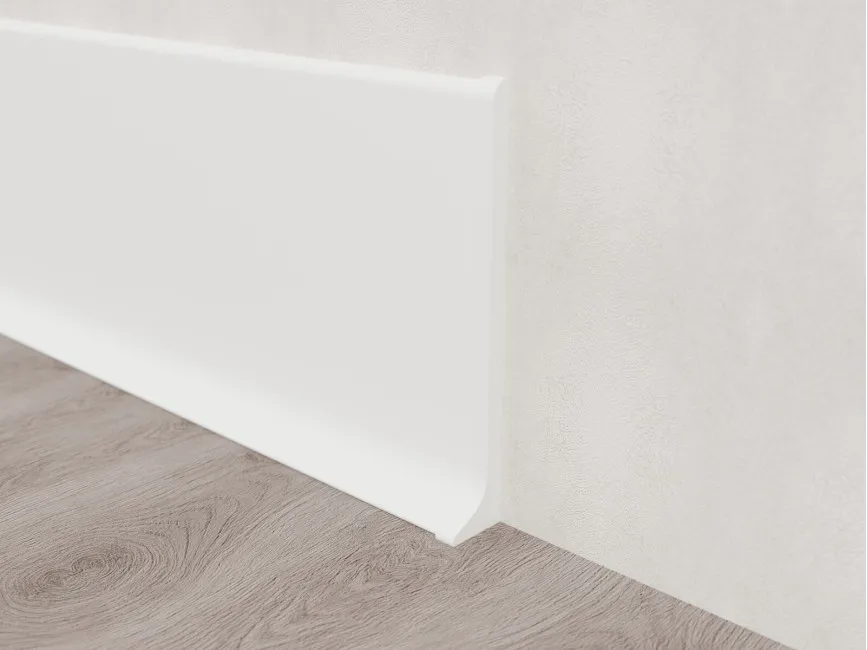 Right End Cap for Skirting ASP-80, White