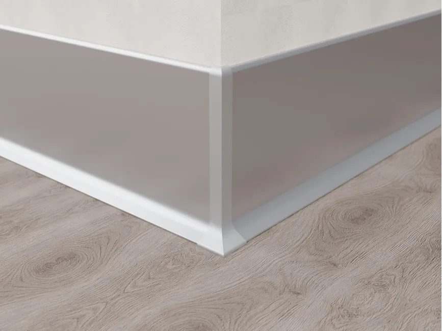 External Corner for Skirting ASP-80, Silver