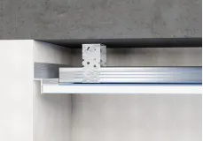 Shadow Gap Ceiling Profile 39 x 47 mm AST-10, Silver