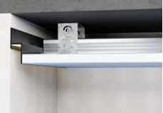 Shadow Gap Ceiling Profile 40.6 x 47 mm AST-1412, Black