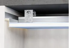 Shadow Gap Ceiling Profile 40.6 x 47 mm AST-1412, Silver