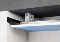 Shadow Gap Ceiling Profile 56.5 x 49 mm AST-20, Black