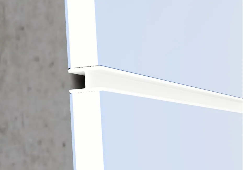 Shadow Rail 8.6 x 12 mm LPA-126, White