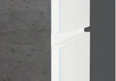 Shadow Rail 10.7 x 36.2 mm LPA-909, White