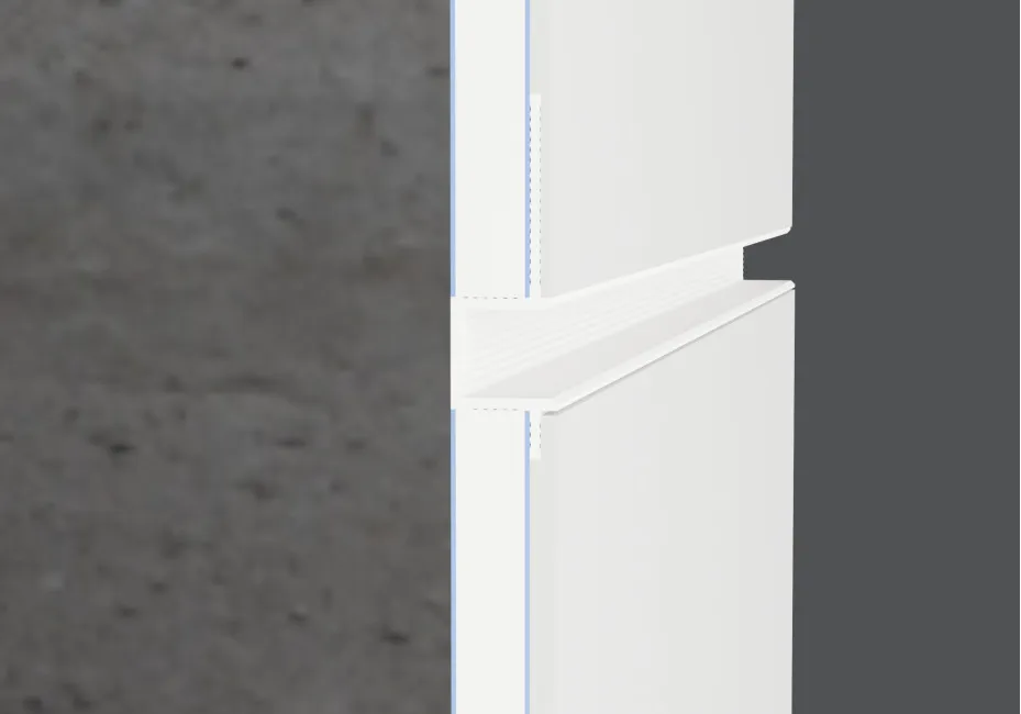 Shadow Rail 10.7 x 36.2 mm LPA-909, White