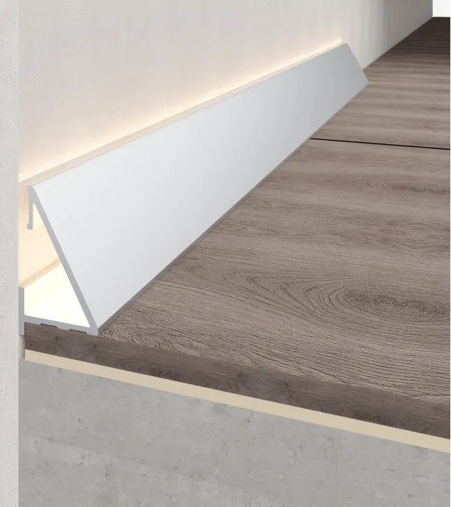Mini Skirting MPV-301, Silver